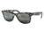 Ray-Ban RB2140 Original Wayfarer Sunglasses, Grey Havana Frame, Silver/Blue Chromance Lens, Polarized, Asian Fit, 52, RB2140F-1333G6-52