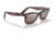 Ray-Ban RB2140 Original Wayfarer Sunglasses, Pink Havana Frame, Silver/Grey Chromance Lens, Polarized, Asian Fit, 52, RB2140F-1334G3-52