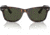 Ray-Ban RB2140 Original Wayfarer Sunglasses, Tortoise Frame, Crystal Green 50mm Lens, 902-5022