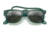 Ray-Ban RB2140 Original Wayfarer Sunglasses, Transparent Green Frame, Silver/Green Chromance Lens, Polarized, 50, RB2140-6615G4-50