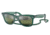 Ray-Ban RB2140 Original Wayfarer Sunglasses, Transparent Green Frame, Silver/Green Chromance Lens, Polarized, 50, RB2140-6615G4-50