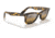 Ray-Ban RB2140 Original Wayfarer Sunglasses, Yellow Havana Frame, Silver/Brown Chromance Lens, Polarized, Asian Fit, 52, RB2140F-1332G5-52
