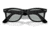 Ray-Ban RB2140 Wayfarer Sunglasses, Matte Black Frame, Light Grey Lens, Asian Fit, 52, RB2140F-601SR5-52