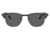 Ray-Ban RB2176 Clubmaster Folding Sunglasses, Grey On Black Frame, Dark Grey Lens, 51, RB2176-1367B1-51