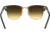 Ray-Ban RB2176 Clubmaster Folding Sunglasses, Matte Black Frame, Blu Flash Gradient Lenses, 901S7Q-51