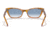 Ray-Ban RB2299 Lady Burbank Sunglasses - Womens, Amber Tortoise Frame, Clear Gradient Blue Lens, 55, RB2299-13423F-55