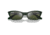 Ray-Ban RB2299 Lady Burbank Sunglasses - Womens, Green Frame, Dark Green Grad Mirror Polarized Lens, 52, RB2299-6659G4-52