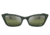 Ray-Ban RB2299 Lady Burbank Sunglasses - Womens, Green Frame, Dark Green Grad Mirror Polarized Lens, 55, RB2299-6659G4-55