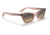 Ray-Ban RB2299 Lady Burbank Sunglasses - Womens, Transparent Pink Frame, Brown Vintage Lens, 55, RB2299-1344BG-55