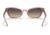 Ray-Ban RB2299 Lady Burbank Sunglasses - Women's, Transparent Pink Frame, Brown Vintage Lens, 55, RB2299-1344BG-55
