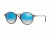 Ray-Ban RB2447N Sunglasses 62554O-49 - Trasparent Grey Frame, Blue Flash Gradient Lenses