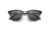 Ray-Ban RB3016 Clubmaster Sunglasses, Blue On Silver Frame, Dark Blue Mirror Polarized Lens, 49, RB3016-1366G6-49
