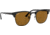 Ray-Ban RB3016 Clubmaster Sunglasses, Brown Lenses, RB3016 W3389-49