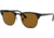 Ray-Ban RB3016 Clubmaster Sunglasses, Brown Lenses, RB3016 W3389-49
