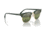 Ray-Ban RB3016 Clubmaster Sunglasses, Green On Arista Frame, Dark Green Mirror Polarized Lens, 49, RB3016-1368G4-49
