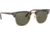 Ray-Ban RB3016 Clubmaster Sunglasses, Red Havana Frame, Crystal Green Polarized Lenses, RB3016 990/58-49