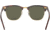 Ray-Ban RB3016 Clubmaster Sunglasses, Red Havana Frame, Crystal Green Polarized Lenses, RB3016 990/58-51