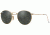 Ray-Ban Round Metal Sunglasses - Men's, Gold Frame, Crystal Green 50 mm Lenses, RB3447-001-50