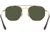 Ray-Ban RB3648M The Marshal II Sunglasses, Green Lenses, 001-52