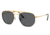 Ray-Ban RB3648M The Marshal II Sunglasses, Legend Gold Frame, Dark Grey Lens, 52, RB3648M-9240B1-52