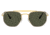 Ray-Ban RB3648M The Marshal II Sunglasses, Legend Gold Frame, Green Lens, 52, RB3648M-923931-52