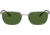 Ray-Ban RB3684CH Sunglasses, Polarized Dark Green Lenses, Silver, 58, RB3684CH-003-P1-58