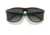 Ray-Ban RB4147 Standard Sunglasses, Grey Gradient Lenses, Matte Black On Green, 56, RB4147-656811-56