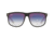 Ray-Ban RB4147 Sunglasses 6039X0-56 - Top Black On Transparent Frame, Clear Gradient Blue Mirror Red Lenses