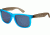 Ray-Ban RB4165 Sunglasses 602855-5116 - Rubber Azure Frame, Blue Mirror Lenses