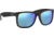 Ray-Ban RB4165 Sunglasses 622/55-51 - Black Rubber Frame, Green Mirror Blue Lenses