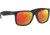 Ray-Ban RB4165 Sunglasses 622/6Q-51 - Rubber Black Frame, Brown Mirror Orange Lenses
