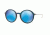 Ray-Ban RB4222 Progressive Prescription Sunglasses RB4222-617055-50 - Lens Diameter 50 mm, Frame Color Shot Blue Rubber