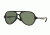 Ray-Ban RB4235F Sunglasses 901S-59 - Matte Black Frame, Green Lenses