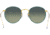 Ray-Ban ROUND METAL M RB3447JM Sunglasses 9196BH-50 - , vintage green gradient blue Lenses