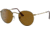 Ray-Ban Round Metal Sunglasses - Men's, Antique Gold Frame, Brown 53 mm Lenses, RB3447-922833-53