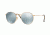 Ray-Ban ROUND METAL RB3447N Sunglasses 001/30-47 - Shiny Gold Frame, Grey-Flash Lenses