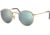 Ray-Ban ROUND METAL RB3447N Sunglasses 001/30-50 - Shiny Gold Frame, Grey-Flash Lenses