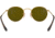 Ray-Ban ROUND METAL RB3447N Sunglasses 001/9O-50 - Shiny Gold Frame, Light Blue Flash Lenses