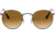 Ray-Ban ROUND METAL RB3447N Sunglasses 004/51-50 - Gunmetal Frame, Crystal Brown Gradient Lenses
