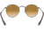 Ray-Ban ROUND METAL RB3447N Sunglasses 004/51-50 - Gunmetal Frame, Crystal Brown Gradient Lenses