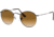 Ray-Ban ROUND METAL RB3447N Sunglasses 004/51-50 - Gunmetal Frame, Crystal Brown Gradient Lenses