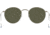 Ray-Ban Round Metal Sunglasses - Men's, Silver Frame, Light Green Mirror Silver 50 mm Lenses, RB3447-019-30-50