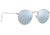 Ray-Ban Round Metal Sunglasses - Men's, Silver Frame, Light Green Mirror Silver 50 mm Lenses, RB3447-019-30-50