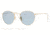Ray-Ban Round Metal Sunglasses - Men's, Arista Frame, Crystal Sky Blue 50 mm Lenses, RB3447-001-62-50
