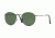 Ray-Ban Round Metal Sunglasses - Men's, Gunmetal Frame, Crystal Green 47 mm Lenses, RB3447-029-47
