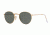 Ray-Ban Round Metal Sunglasses - Men's, Matte Gold Frame, Green 50 mm Lenses, RB3447-112-58-50