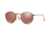 Ray-Ban Round Metal Sunglasses - Men's, Bronze/Copper Frame, Red Mirror 50 mm Lenses, RB3447-167-2K-50
