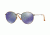 Ray-Ban Round Metal Sunglasses - Men's, Bronze/Copper Frame, Blue mirror 50 mm Lenses, RB3447-167-68-50