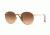 Ray-Ban Round Metal Sunglasses - Men's, Bronze/Copper Frame, Pink Gradient Brown 50 mm Lenses, RB3447-9001A5-50