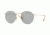 Ray-Ban Round Metal Sunglasses - Men's, Silver Frame, Blue 50 mm Lenses, RB3447-9065I5-50